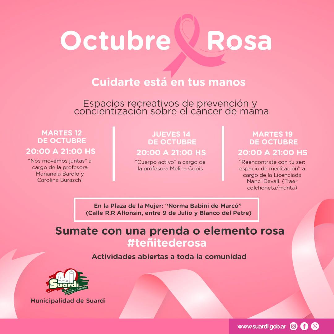 "Octubre Rosa" Municipalidad de Suardi